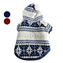 Christmas Eve Comfort Warm Hoodie Coat for Dogs (XS-XL, Assorted Colors)