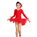 Dancewear Spandex/Chiffon Latin Dance Dress For Children