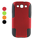malha silicone caso capa protetora para Samsung Galaxy i9300 s3 (cores sortidas)