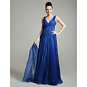 Organza A-line Floor-length Evening Dress inspired by Maria Grazia Cucinotta at Venice Film Festival