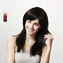Capless Long Straight Black 100% Human Hair Wig 5 Colors To Choose