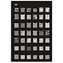 Nouveau Nail Art Stamp recommandée Plaque Stamping Image de tasse