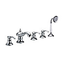 Deck-type 5-Hole Bathtub Faucet(Chrome Finish)