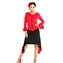 Dancewear Viscose Latin Dance Practice Outfit For Ladies