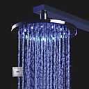 LED Chrome Automatic Cold Touchless Sensor Shower Faucet
