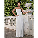 vaina / columna cariño palabra de longitud vestido de novia