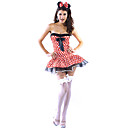Sexy Playful Maus Polka Dot Dress Halloween Costume (2Stück)