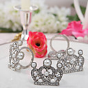 Silver Crown Napkin Rings (Set of 4)