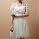 Short Sleeve Lace Special Occasion Jacket/Wedding Wrap(More Colors)