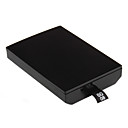 Plastic 60GB Hard Drive Disk Case for Xbox 360 Slim (Black)