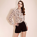 ts ster printlint chiffon blouse overhemd