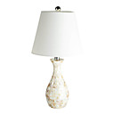 60W Comtemporary Shell Table Light with 1 Light in Fabric Shade