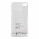 Batteria esterna 1900mAh ultrasottile con custodia per iPhone 4 e 4 S - Bianco