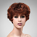 Capless Short High Quality Synthetic Auburn Curly Hair Wig