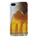 Жесткий чехол для  iPhone 4 и 4S "Пивные пузырьки"