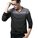 scollo a V uomo maglione maglia sottile