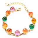 Bunte Legierung mit Imitation Pearl Damen Armband