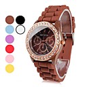 Rose Gold Women's Plastic Analog Quartz Wrist Watch (Assorted Colors)