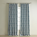 (Two Panels) Modern Child Reversible Blackout Curtains