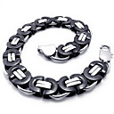 los hombres de moda de titanio pulsera de acero (22 * 1,1 * 0,5 cm)