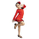 viscosa dancewear con l'arco 2 livelli migliori di danza latino e gonna per i bambini più colori