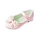 Kids 'similpelle tacco piatto chiuso le dita dei piedi con l'imitazione Bow Pearl partito / sera scarpe (più colori)