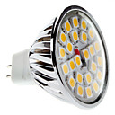 MR16 5W 24x5050SMD 400-450LM 3000-3500K Warm White Light LED Spot Bulb (DC 12V)