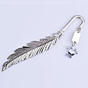 Leather Design Bookmark With Crown Pendent