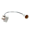 AC Power to E27 50cm LED Light Bulb Flexible Extend Adapter Socket with Switch