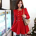 dame slanke midi tweed jas