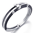 los hombres de moda de titanio pulsera de acero (4.9 * 6.7 * 0.9cm)