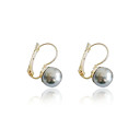 Pretty Alloy Round Pearl Stud øredobber (Flere farger)