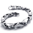 los hombres de moda de titanio pulsera de acero (22,5 * 0,8 * 0,8 cm)