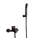 Antique Solid Brass Single Handle Centerset Wall Mount ORB Finish Shower Faucet