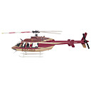 Bell 407 Size TRUE SCALE 470 Red/Gold KIT Helicopter