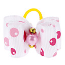 Cute Bubble Pattern Tiny Rubber Band Hair Bow for Dogs Cats(Assorted Color)