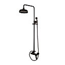 Antique Solid Brass Single Handle Wall Mount ORB Finish Lifting Shower Faucet