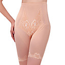 Chinlon with Jacquard High Waist Long Leg Shaper Brief