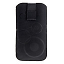Dark Surface Protective PU Leather Pouch Case for iPhone 5