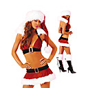 Hot Sexy Fourrure Adulte Femmes costume de Noël (4pièces)