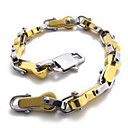 hombres hebilla de titanio pulsera (23 * 0.9 * 0.9cm)