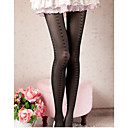 Women's Slim Lace Heart Stripe Pantyhose