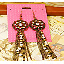 Borlas Vintage Mujer Aretes Largos