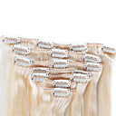 100% Indian Remy Hair 18 "Silky Straight Clips In Hair Extensions 26 kleuren om uit te kiezen