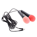 Starlet juego Dual USB Karaoke Micrófonos para Wii (caja de venta, Negro)