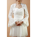 Long Bell Sleeve Lace Wedding/Evening Jacket/Wrap (More Colors)