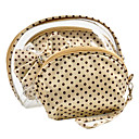 1pz di plastica trasparente Set Cosmetic Bag (26x14x4cm, colore casuale)