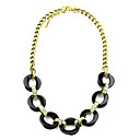 Alliage de mode avec strass acrylique et le collier