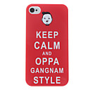 Gangnam Style Psy Pattern Hard Case for iPhone 4