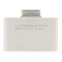 Adaptateur HDMI à 30 broches pour iPad, iPhone 4/4S et autres